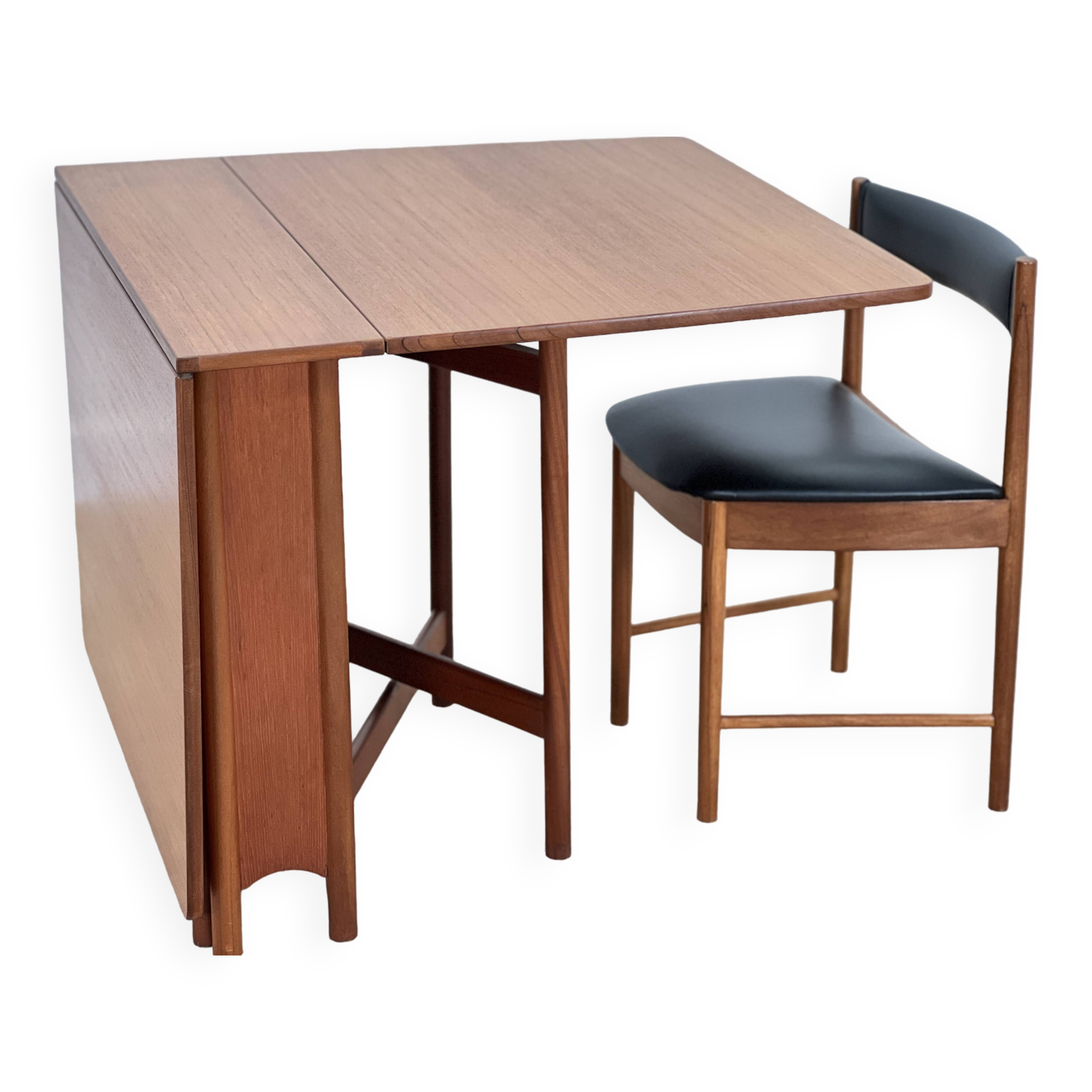 McIntosh Teakwood Folding Table, 1960s