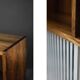 Vintage Mid-Century Scandinavian Modern Rosewood Highboard with Glass, 1960