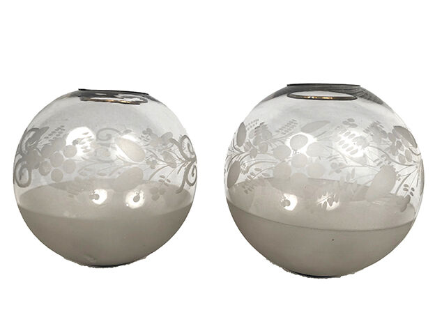 Paire de lampes à pétrole Napoléon III