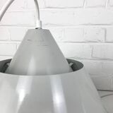Pair of Zone Pendant Lights in gray, Jo Hammerborg for Fog & Mørup, 1960s