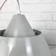 Pair of Zone Pendant Lights in gray, Jo Hammerborg for Fog & Mørup, 1960s