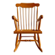 Rocking-chair en bois vintage