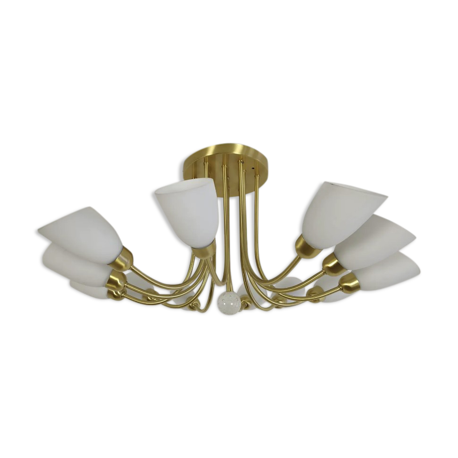 Vintage Hillebrand brass chandelier