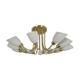 Vintage Hillebrand brass chandelier