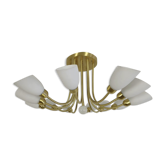Vintage Hillebrand brass chandelier