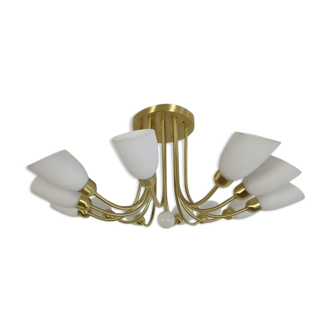 Vintage Hillebrand brass chandelier