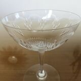 6 Baccarat champagne glasses "Molière" model
