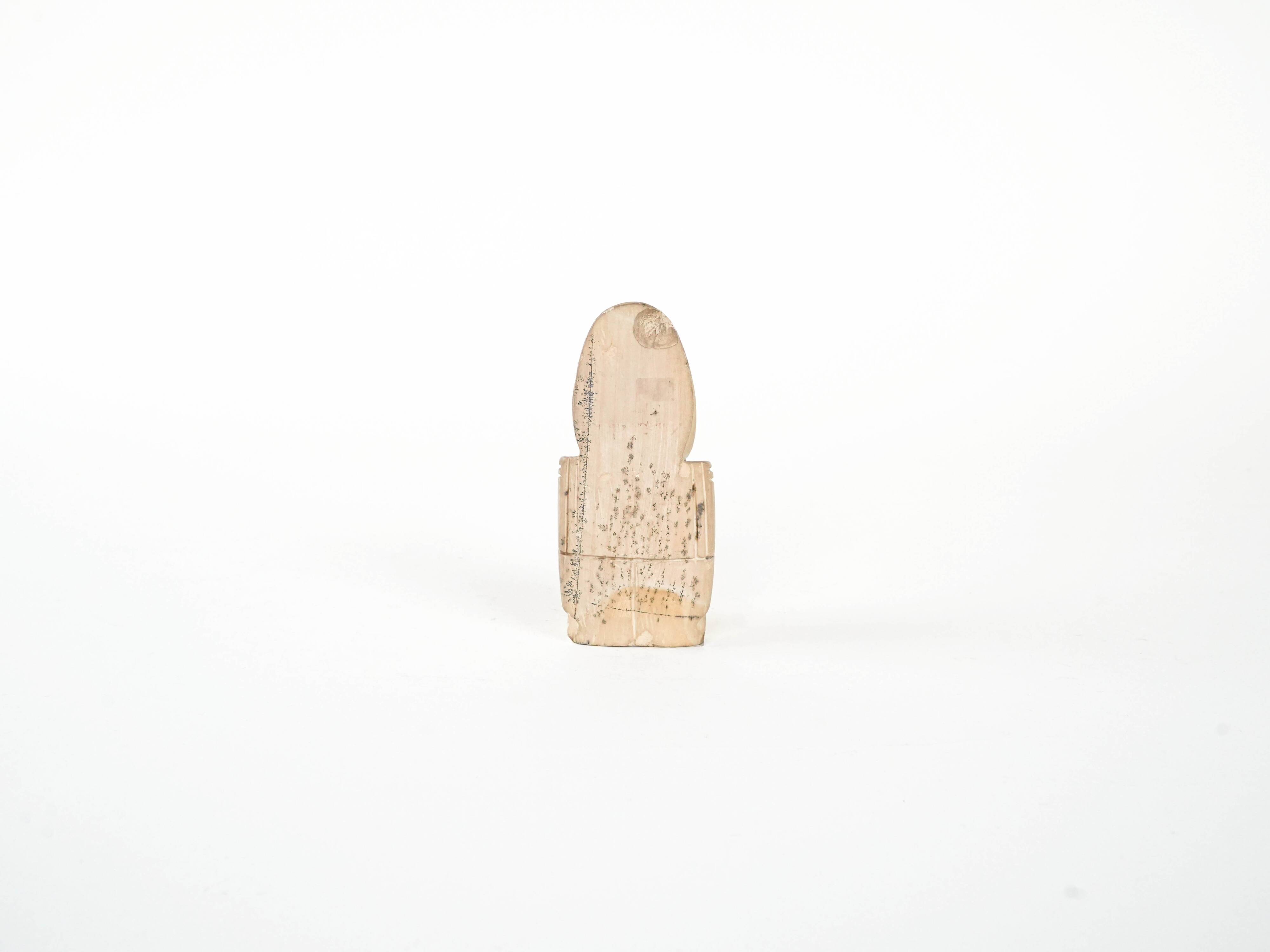 Figurine décorative, style tribal, années 1960, fabriquée au Danemark