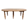 Round cherry wood table, 6 feet, Louis Philippe style with 2 extensions.