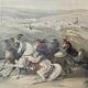 Old orientalist painting, Sebastia, after David Roberts 20th century