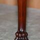 Honduran Mahogany Dressing Table with Lion Paw Carved Legs, Victorian Style