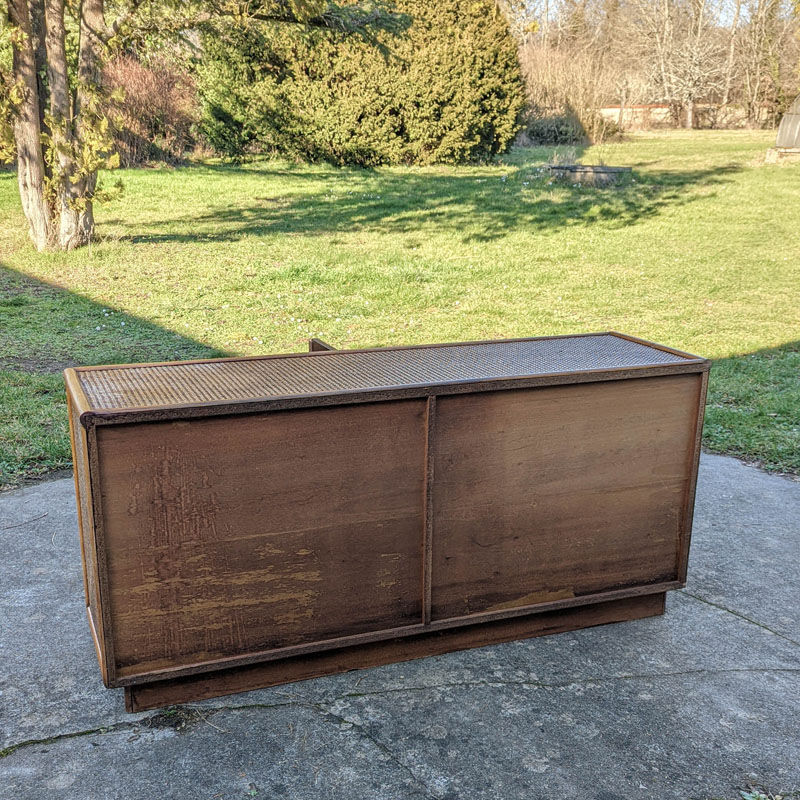 Rattan and canning buffet