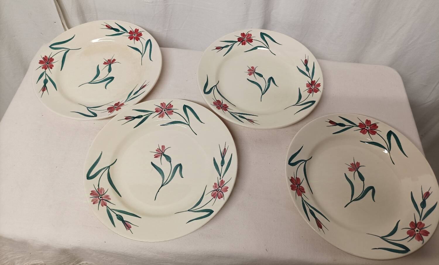 Service assiettes creuses et compotier" Terre de Fer"