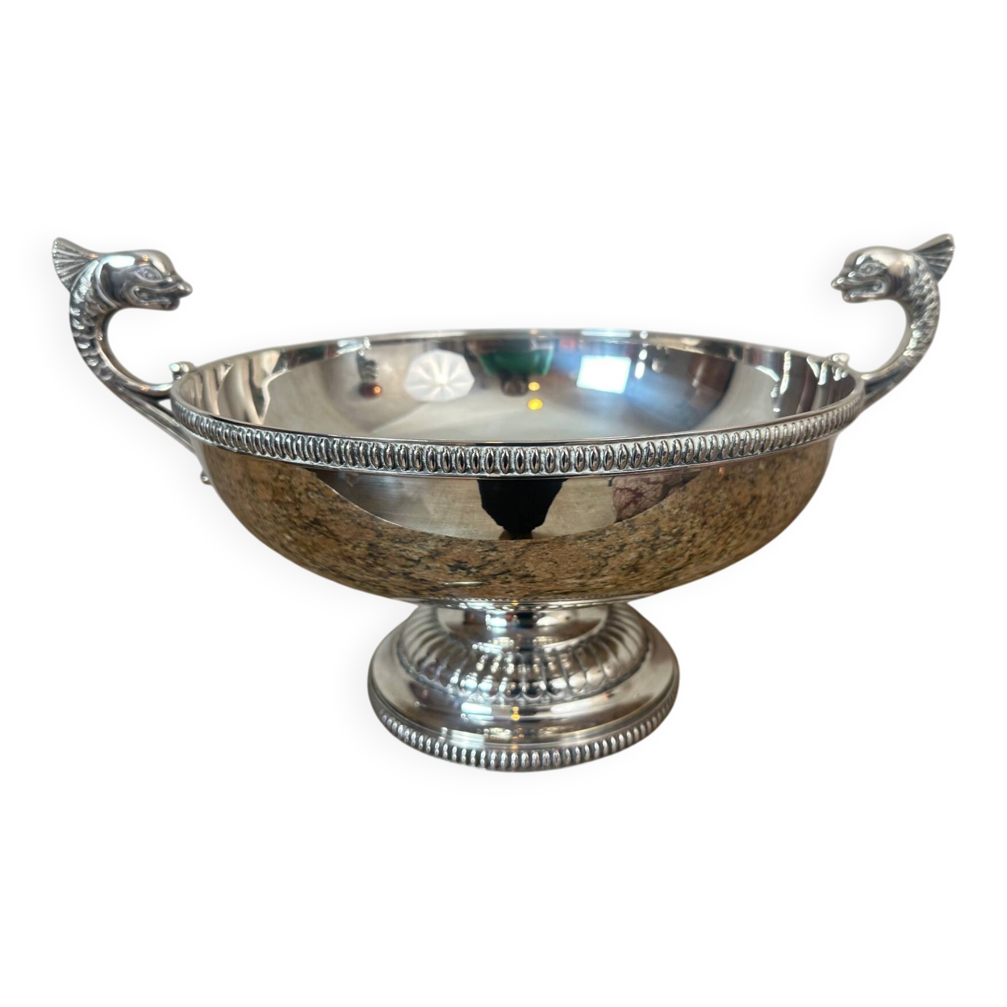 Silver metal cup