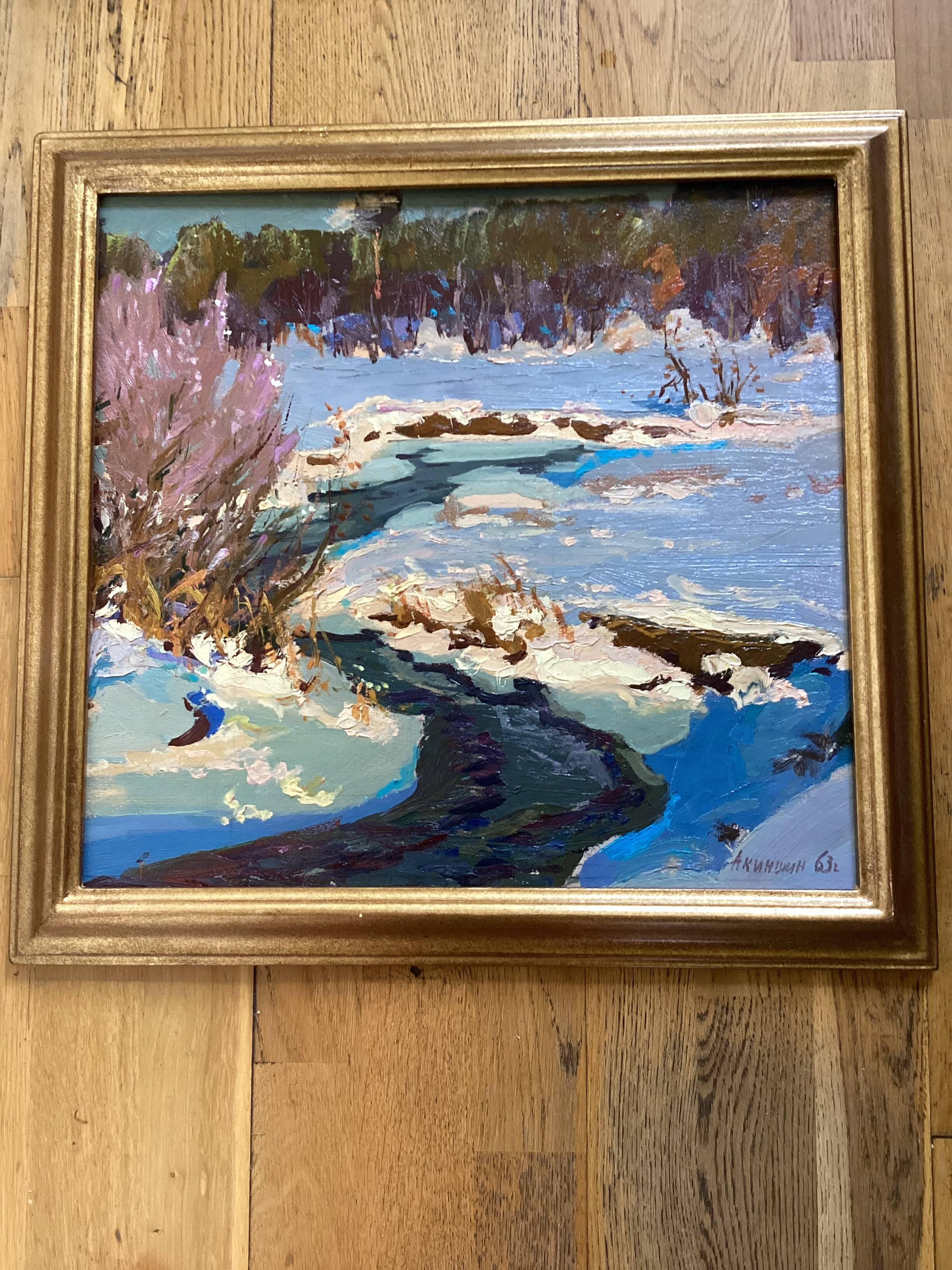 Old painting signed Oil on cardboard dimensions: height - 55cm - length -