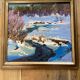 Old painting signed Oil on cardboard dimensions: height - 55cm - length -