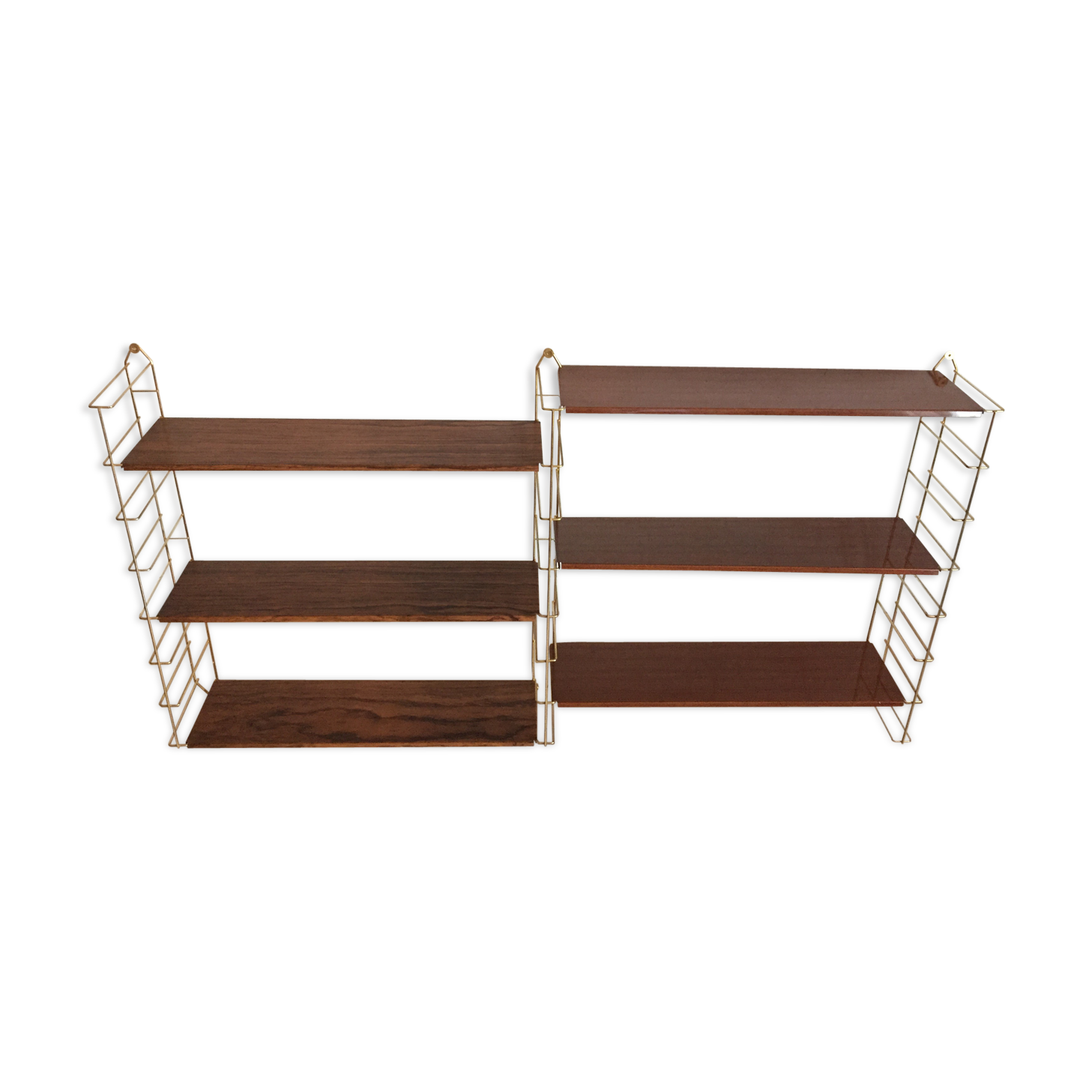 Shelf double string vintage 60s