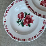 Set of five hollow plates