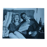 Alain Delon and Monica Vitti by Sergio Strizzi