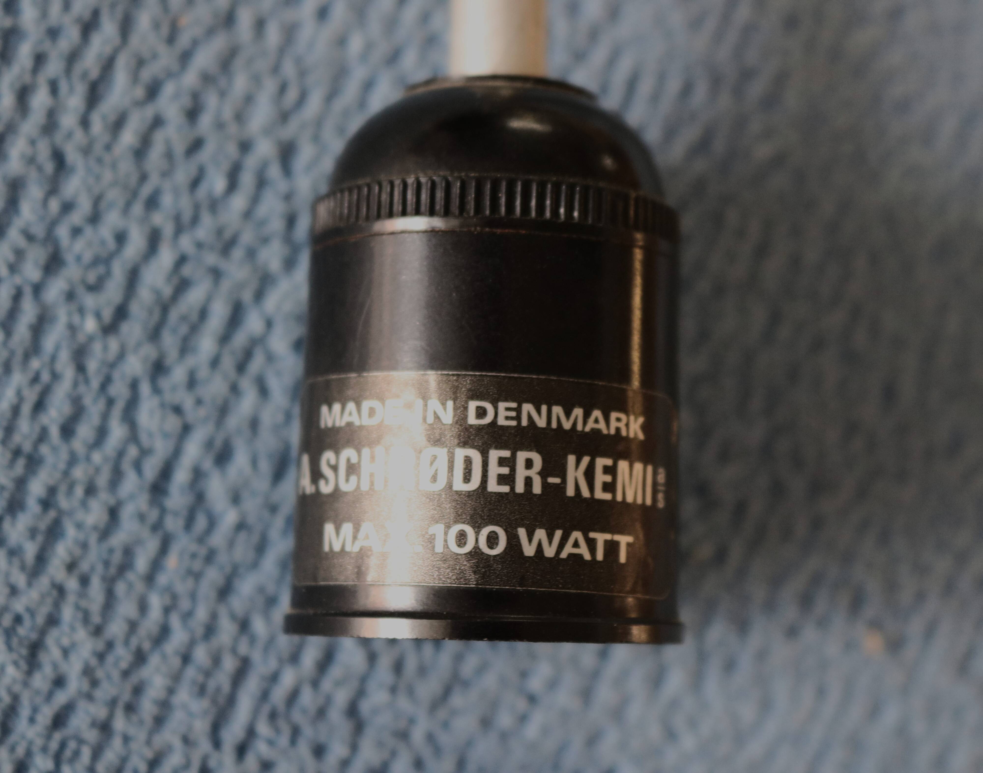 Danish Plastic Design Pendant - Bent Karlby - Schroder Kemi - space age