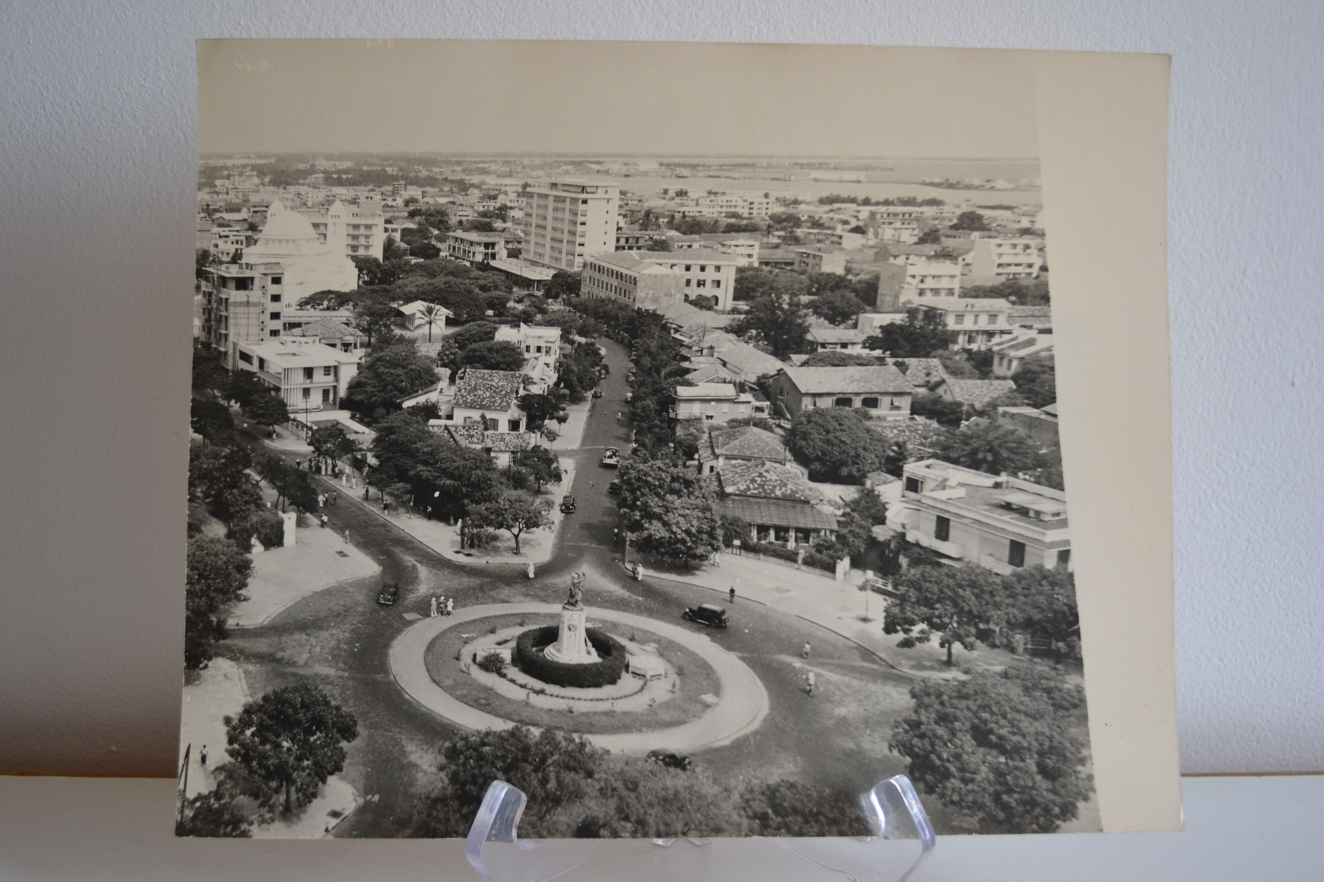 Anonymous silver photo africa senegal dakar cathedral district circa 1950