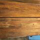 Console industrielle bois massif et acier noir
