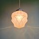 Art Deco frosted glass pendant, 1920s-30s