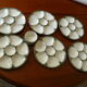 6 oyster plates, 1 ramekin and 1 cup from the Gien factory