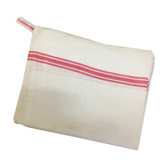 Old striped cotton towel
