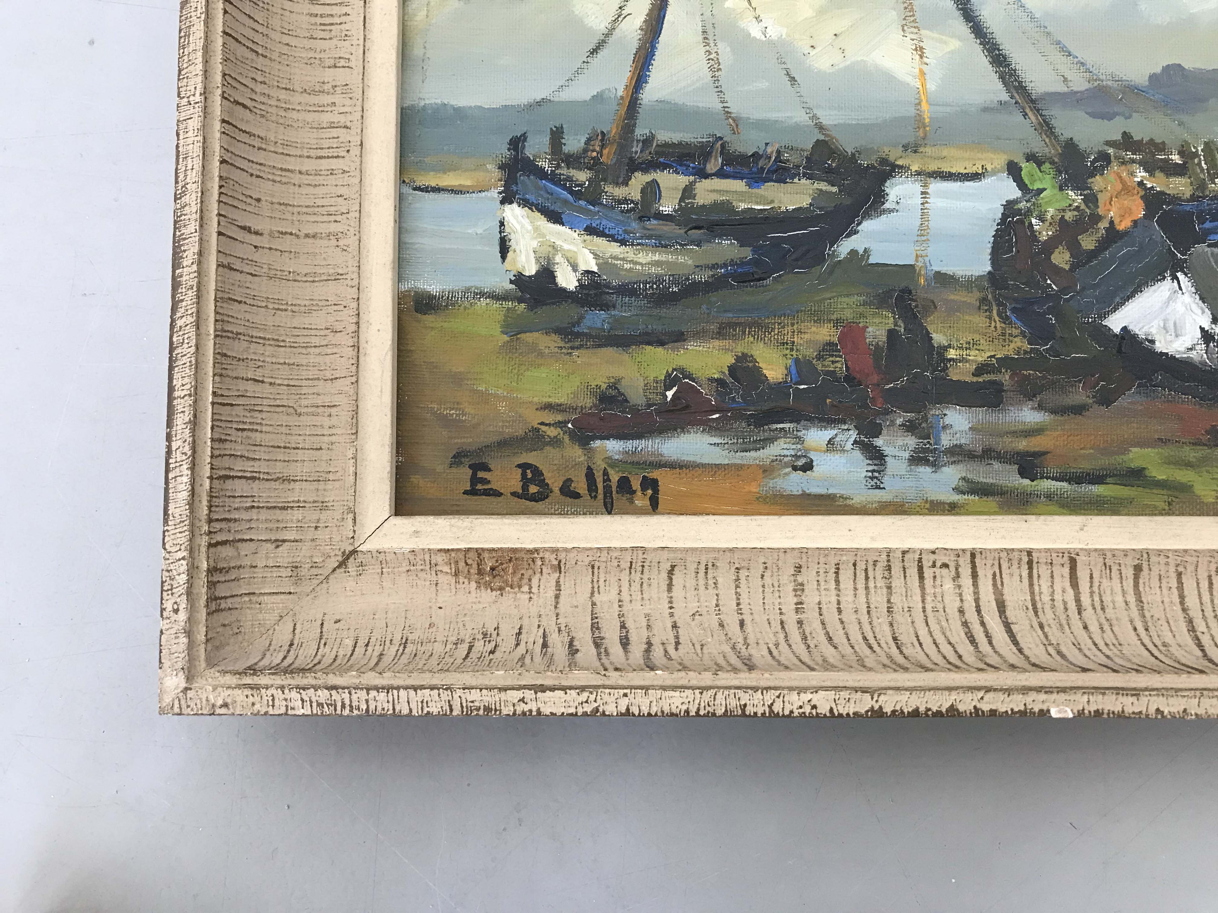 Tableau marine à l'huile