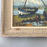 Tableau marine à l'huile