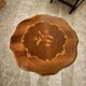 Vintage solid wood side table