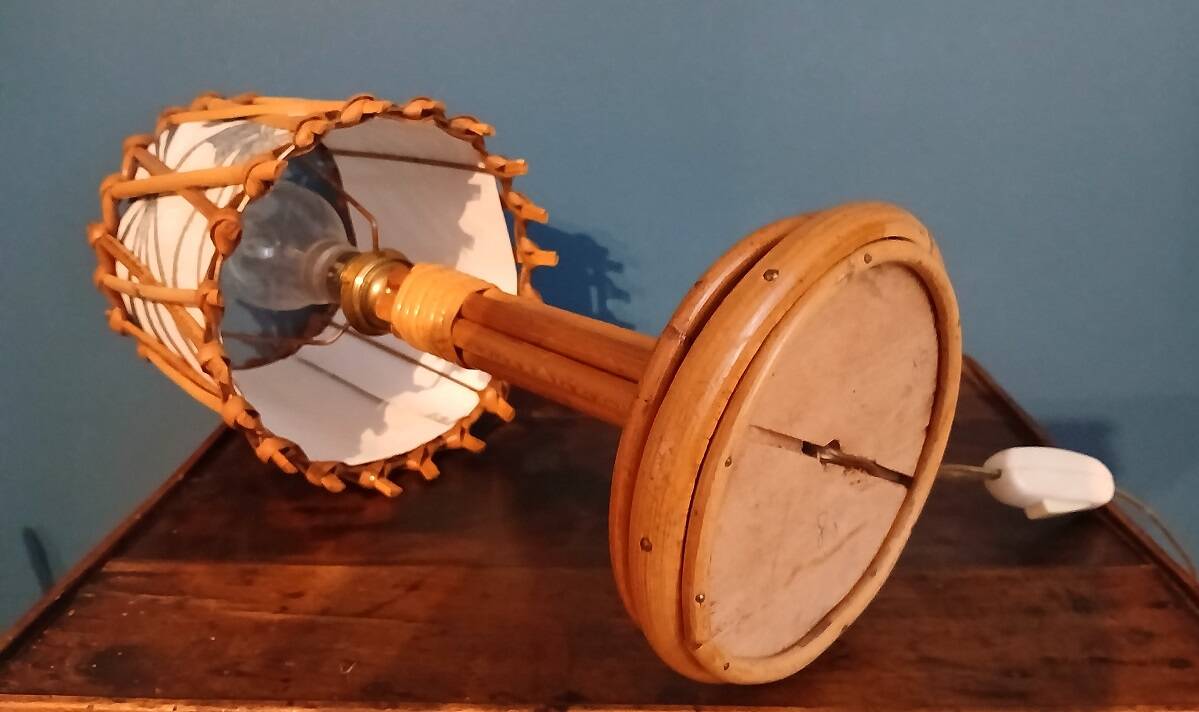 Louis Sognot Bamboo Lamp