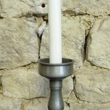 Pewter candle holder
