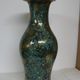 Large vase in green faience and gold Germany Handverfahren magic