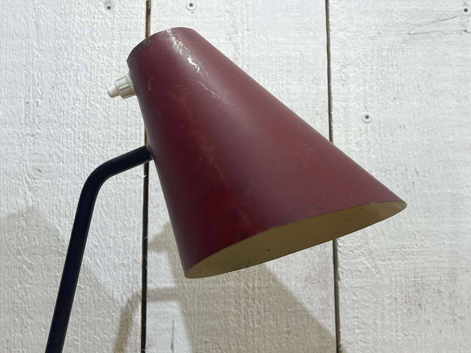 1950s desk lamp by Jacques Biny (1913-1976)