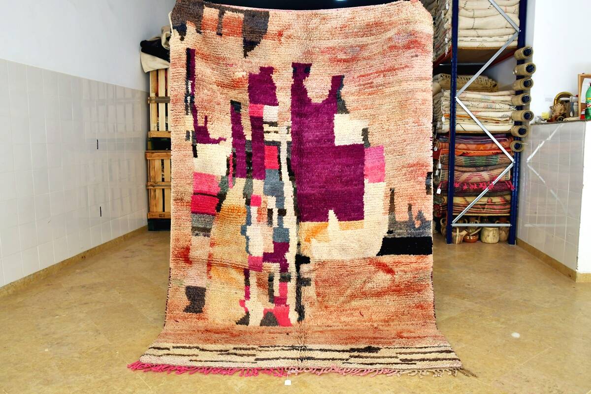 Moroccan Berber Boujaad Rug New 234cm x 154cm