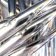 Art Deco silver-plated table cutlery set, silver metal tableware.