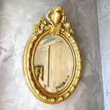 Antique oval mirror from the 19th century
