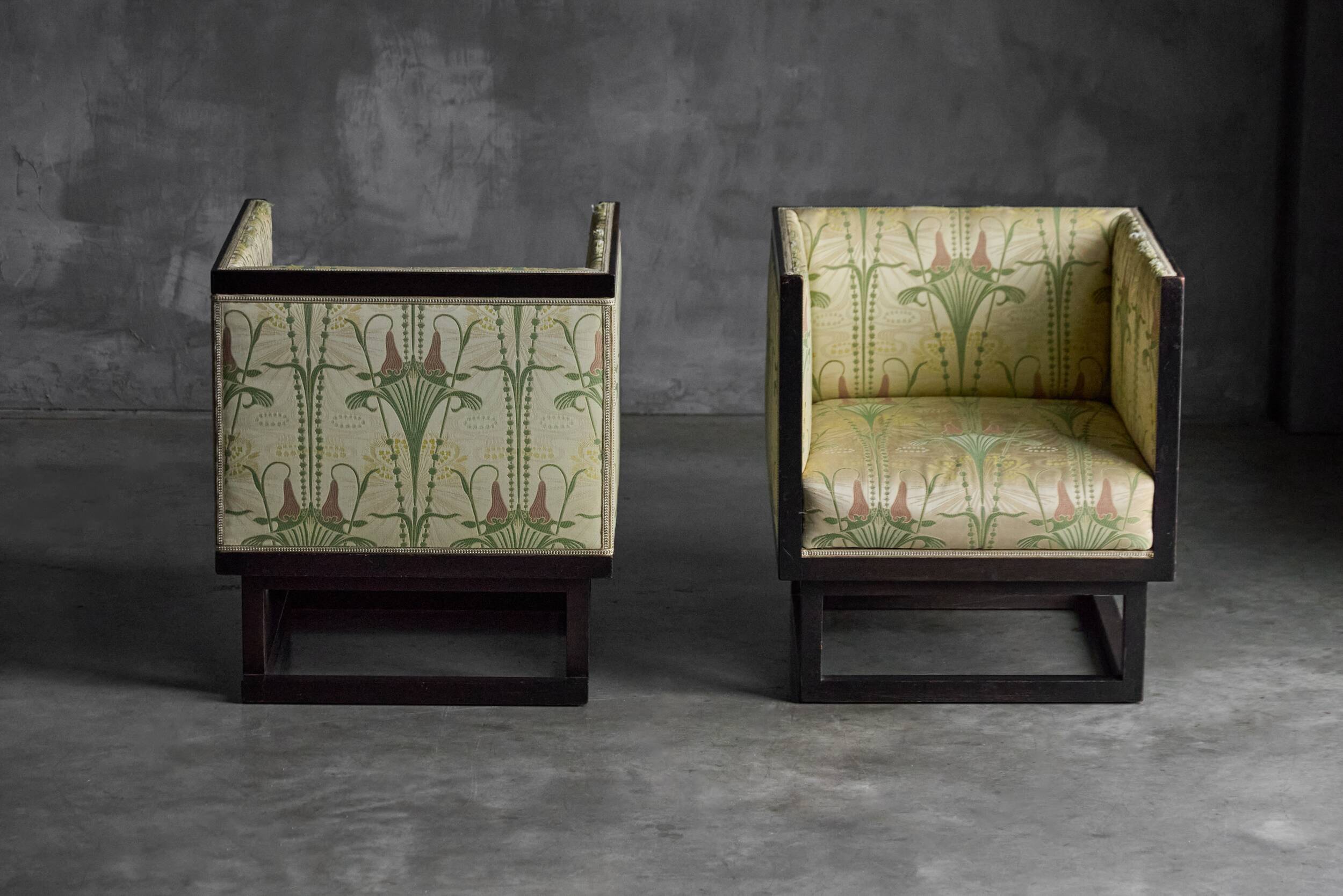 Cabinet Armchairs by Josef Hoffmann, Austria, 1903