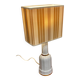 CERAMIC LAMP STAMPED DESIGN 1960.
