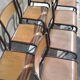 Series 8 vintage school chairs Mullca