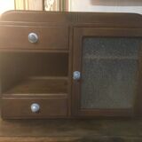 Beech wall unit from the 30s/40s