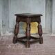 Antique wooden stool in Elizabethan English style, occasional stool