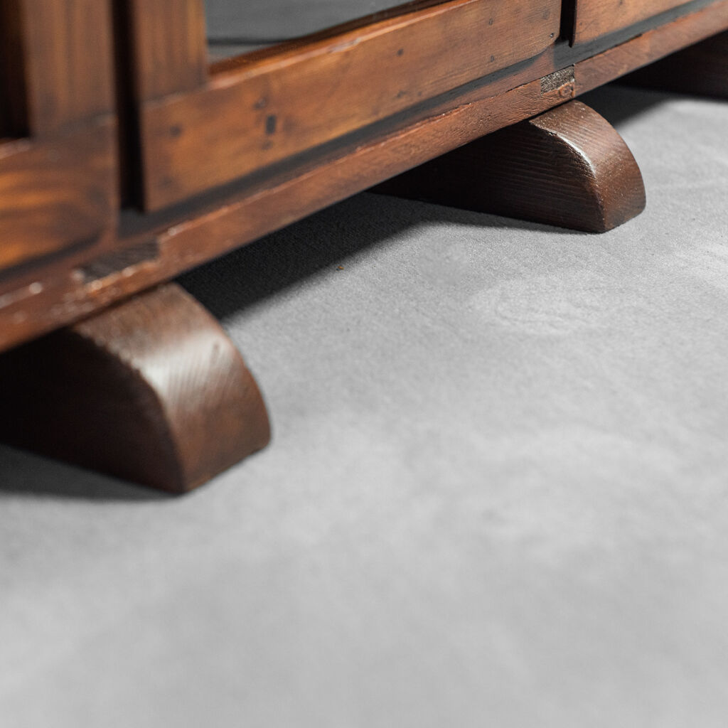 Modern vintage wooden chest