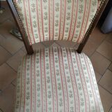 Paire de chaises moulurées Art Déco