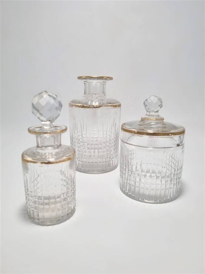Baccarat crystal bottles