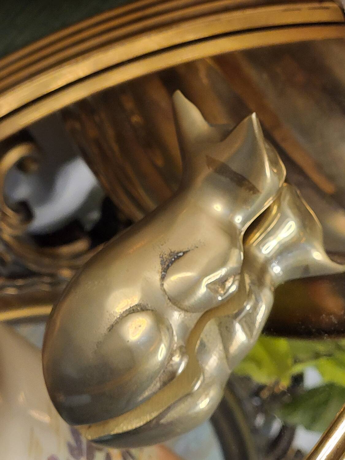 Brass cat