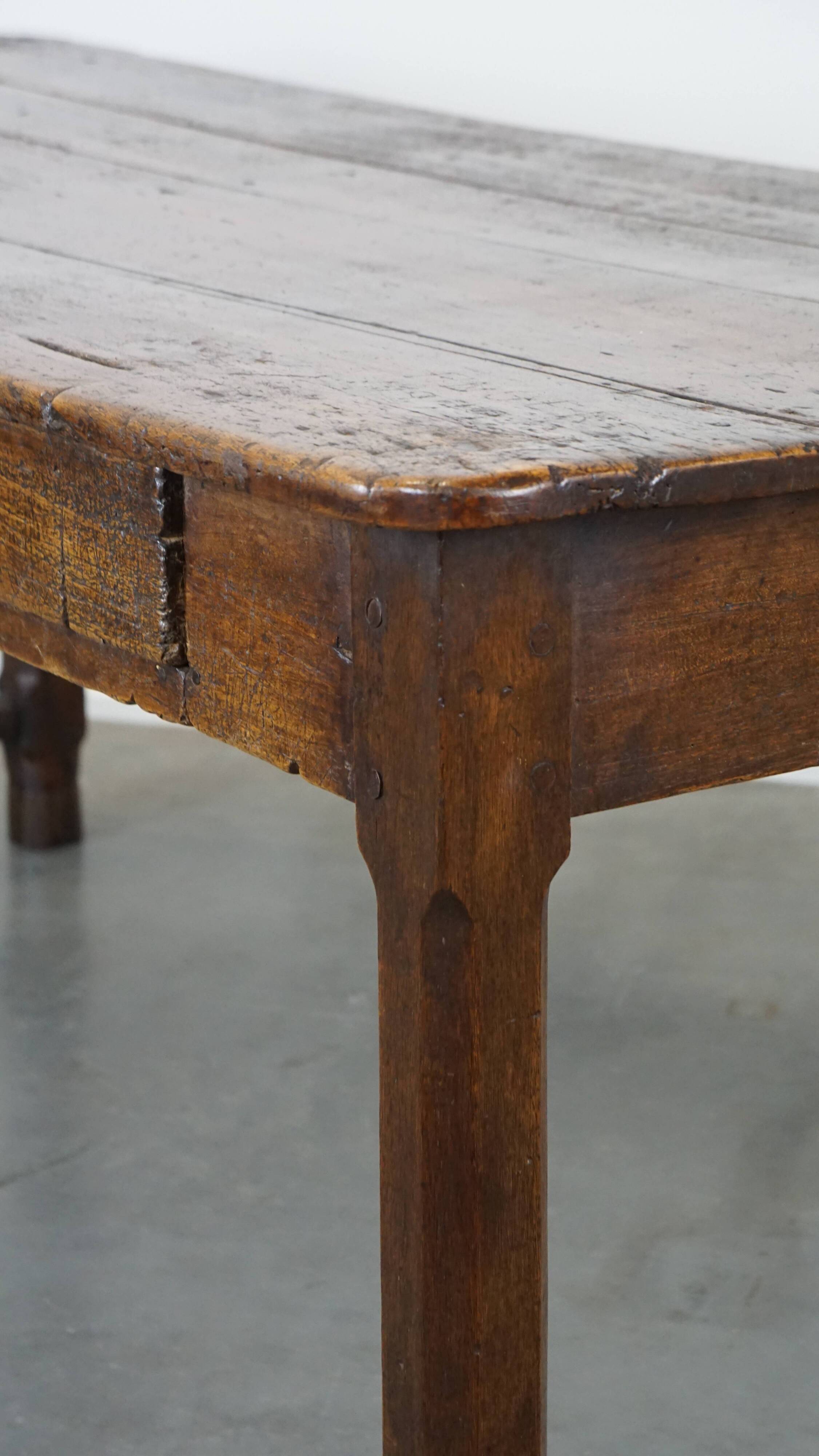 Antique French dining table from the late 18th century