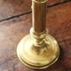 Brass torch candle holder push decor